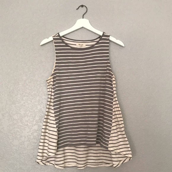Madewell Forward Seam Stripe Tank - Picture 4 of 8